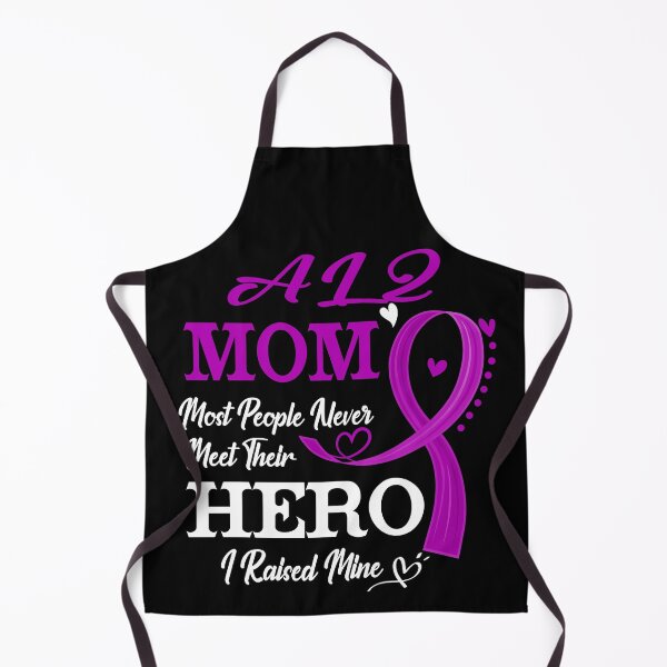 Item preview, Proud ALZ Mom Most People Never Meet Their Hero I Raised Mine Alzheimer's Awareness designed and sold by Kohend.