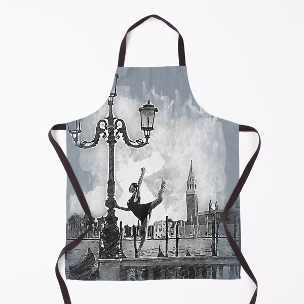 Item preview, Dancing by a triple lamppost In Venice Italy watercolor design designed and sold by M-Infinite.