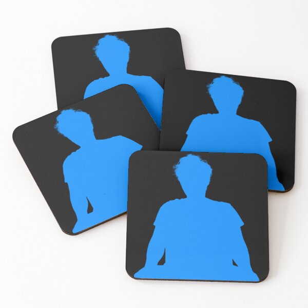 Item preview, Teachurb Sits Yoga Silhouette Gamer Brand Streamer  Blue designed and sold by TeachUrb.