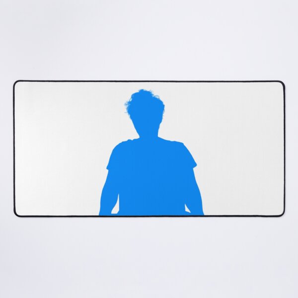 Item preview, Teachurb Sits Yoga Silhouette Gamer Brand Streamer Blue designed and sold by TeachUrb.