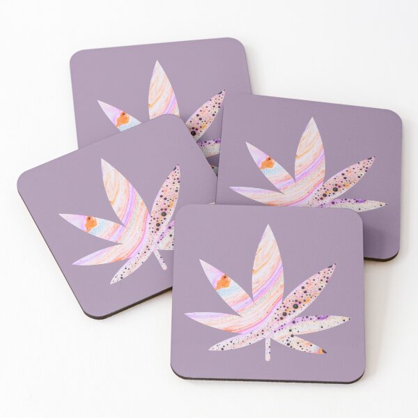 Item preview, Weed Leaf Beach at Summer Rainbow Seafoam Pattern - For Stoners/Smokers 420/Weed/Marijuana/Cannabis/Pot Lovers designed and sold by SteamParliament.