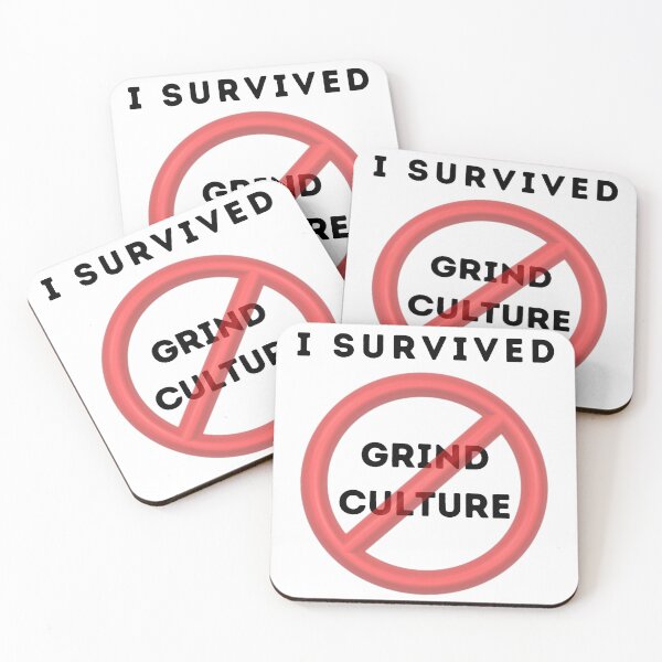 Item preview, I Survived Grind Culture - Free Yourself from Toxic Positivity designed and sold by WigOutlet.