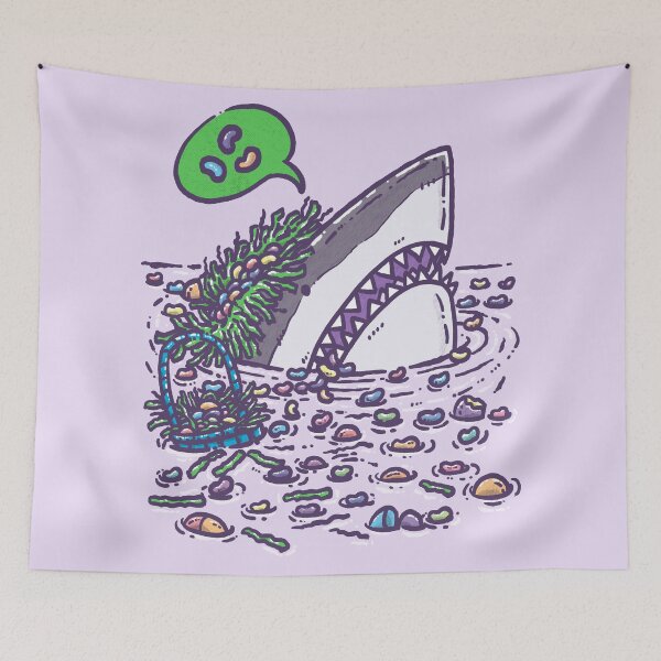 Item preview, The Jelly Bean Easter Shark designed and sold by nickv47.