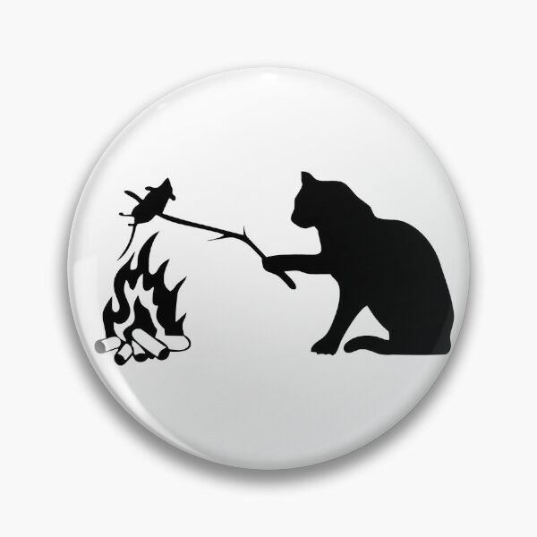 Item preview, Funny cat roasting a mouse designed and sold by Whitetailcrafts.