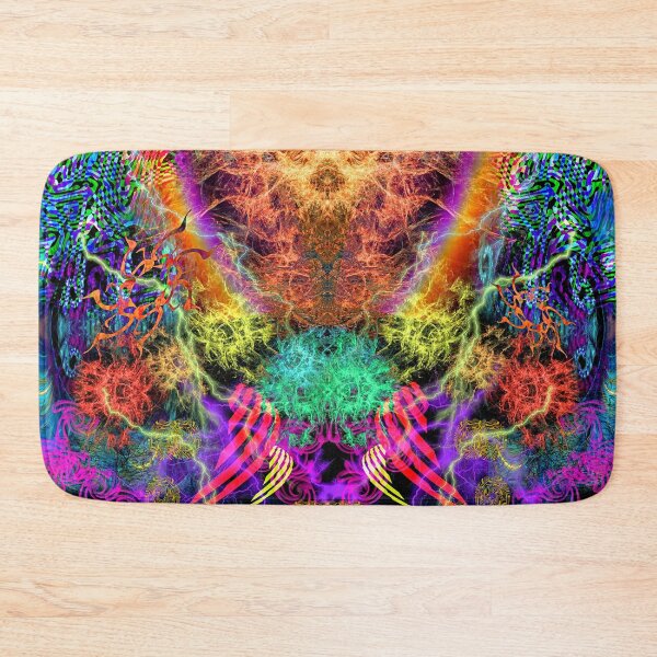 Item preview, Ancestral Priest Awakens (Psychedelic Visionary Art Poster) designed and sold by Discordant Dreams Art.