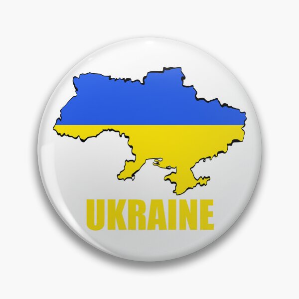 Artikelvorschau, Ukraine Ukrainische Karte Ukrainische Flagge entworfen und verkauft von Katenaz.
