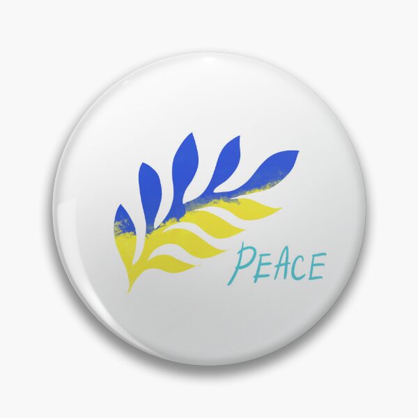 Item preview, a branch of the color of the Ukrainian flag and the inscription peace designed and sold by sonaadalian.