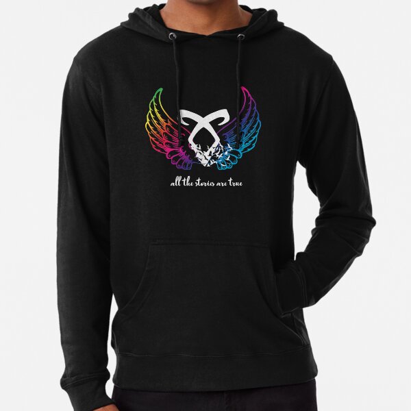 Stories are true black Lightweight Hoodie