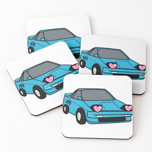 Item preview, Cute Toyota MR2 AW11 light blue designed and sold by Francesvief.