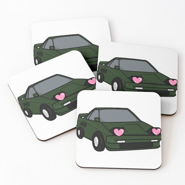 Item preview, Cute Toyota MR2 AW11 dark jade designed and sold by Francesvief.