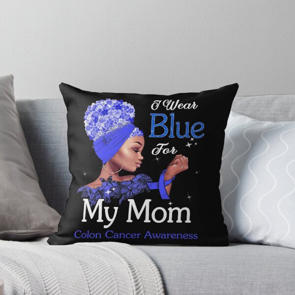 Item preview, Colon Cancer Awareness Black Girl I Wear Blue For My Mom designed and sold by tenjun16.