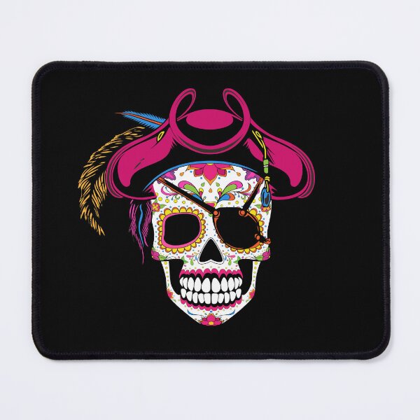 Item preview, Sugar Skull and Crossbones. Pirate Skull Women Jolly Roger Crossbones designed and sold by Barb  Hamilton ⭐⭐⭐⭐⭐.