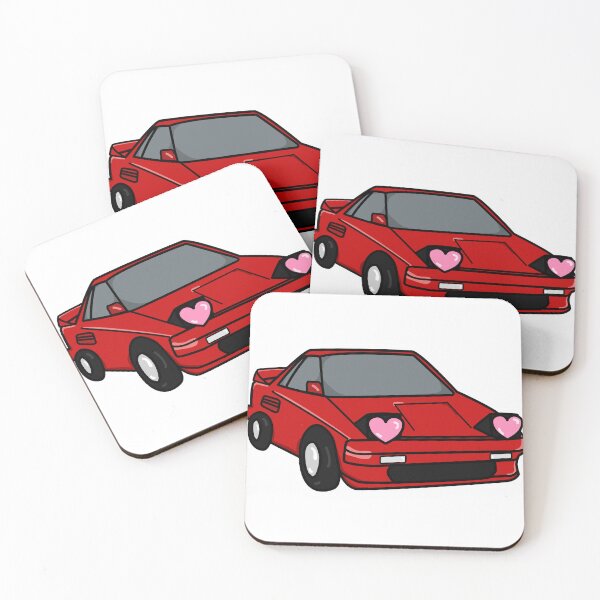 Item preview, Cute Toyota MR2 AW11 medium red designed and sold by Francesvief.