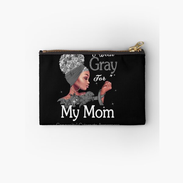 Item preview, Congenital Cataracts Awareness Black Girl I Wear Gray For My Mom designed and sold by tenjun16.