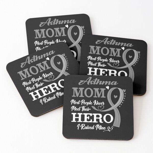 Item preview, Proud Asthma Mom Most People Never Meet Their Hero I Raised Mine Asthma Awareness designed and sold by Kohend.
