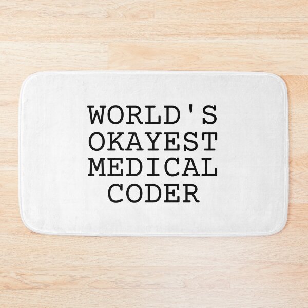 Item preview, World's Okayest Medical Coder designed and sold by Oreo2020 Creations.