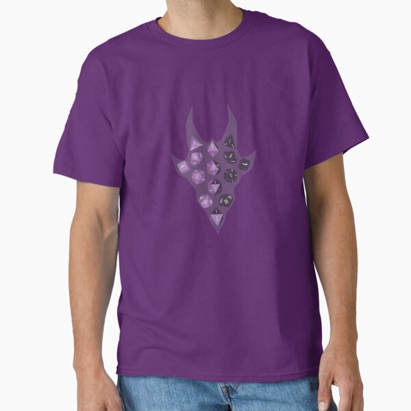 Dice Dragon - Purple Classic T-Shirt