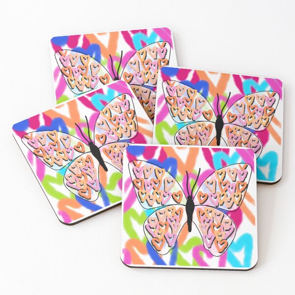 Item preview, Preppy heart butterfly designed and sold by mollsdesignss.