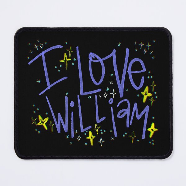 Item preview, I LOVE WILLIAM CUSTOM NAME PURPLE  designed and sold by GIVENGRACE.ART.