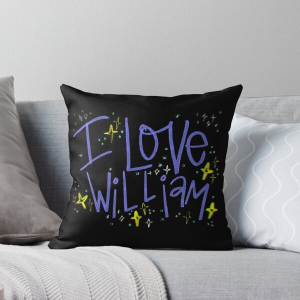 Item preview, I LOVE WILLIAM CUSTOM NAME PURPLE  designed and sold by GIVENGRACE.ART.
