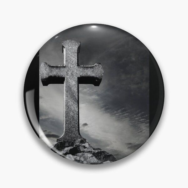 Item preview, Dramatic Black & White Cross Photography Design designed and sold by EarthArtDesigns.