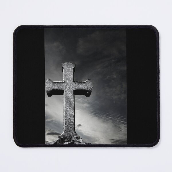 Item preview, Dramatic Black & White Cross Photography Design designed and sold by EarthArtDesigns.