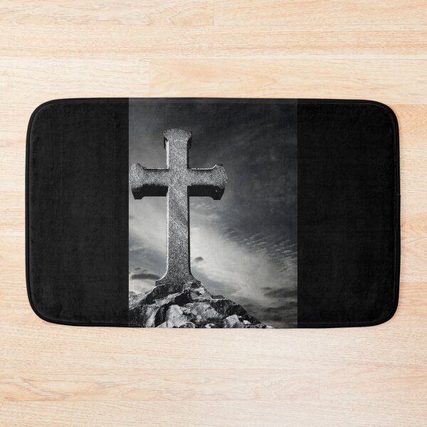 Item preview, Dramatic Black & White Cross Photography Design designed and sold by EarthArtDesigns.