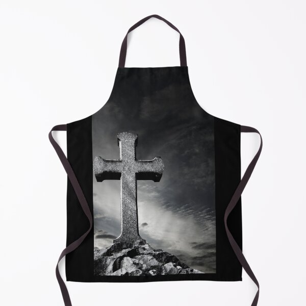 Item preview, Dramatic Black & White Cross Photography Design designed and sold by EarthArtDesigns.