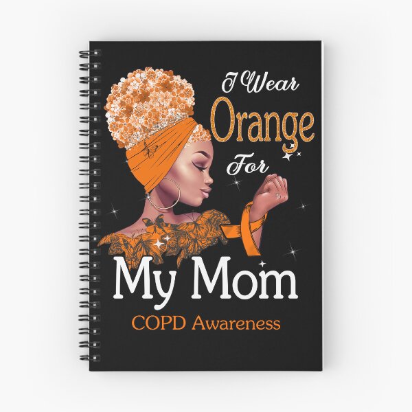 Item preview, COPD Awareness Black Girl I Wear Orange For My Mom designed and sold by tenjun16.