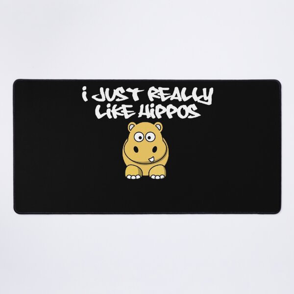 Item preview, I Really like Hippos, brown hippo - dark background designed and sold by shadowthor.