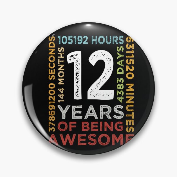 Item preview, Cool Kids 12th Birthday 12 Years Old Vintage Retro 144 Months Boys And Girls designed and sold by pedrored369.