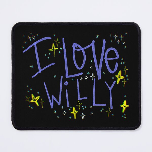 Item preview, I LOVE WILLY CUSTOM NAME PURPLE designed and sold by GIVENGRACE.ART.