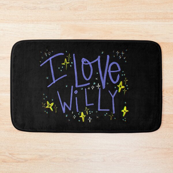 Item preview, I LOVE WILLY CUSTOM NAME PURPLE  designed and sold by GIVENGRACE.ART.