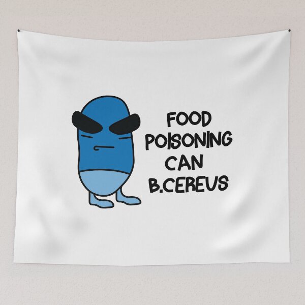 Item preview, Funny biologist Food poisoning can b.cereus in the name of science designed and sold by TheMattDesigns.