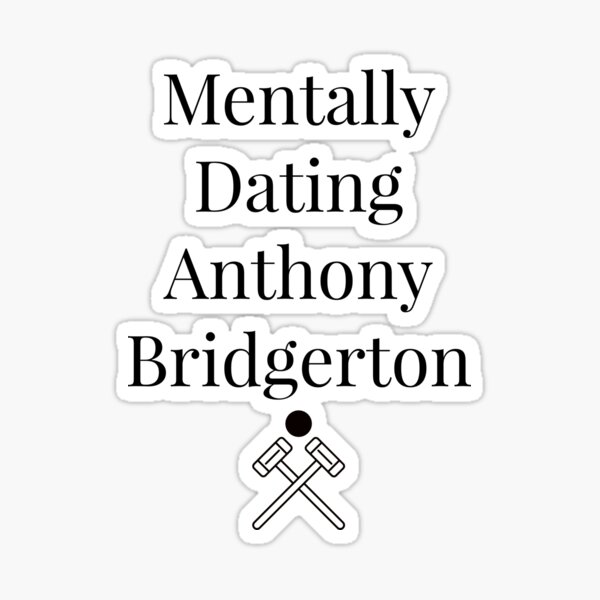 Aperçu de l'œuvre Rencontre mentalement Anthony Bridgerton créée et vendue par WildMoonStore.