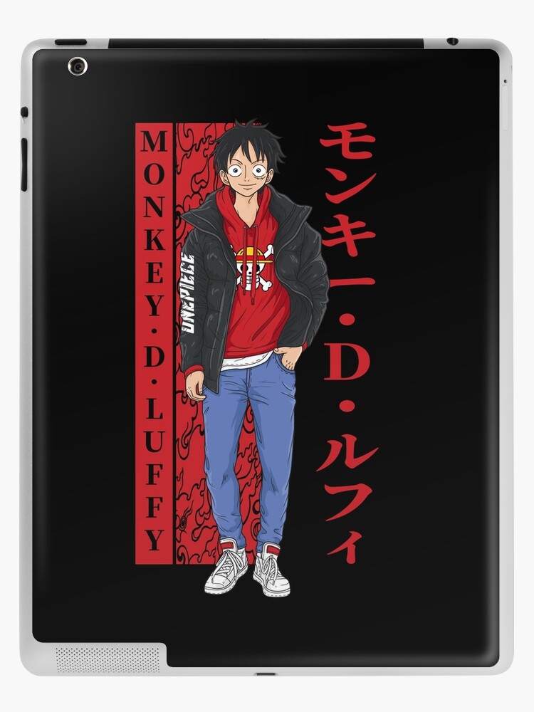 Anime Fashion Monkey D Luffy Streetwear Edition iPad Case & Skin