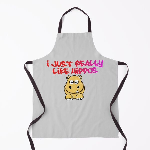 Item preview, I Really like Hippos, brown hippo - Coloured text designed and sold by shadowthor.