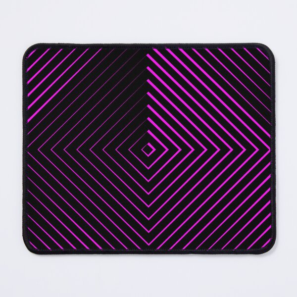 Aperçu de l'œuvre Rose fluo, illusion d'optique, dégradé de couleurs, art optique - B08 créée et vendue par AlfabetDesign.