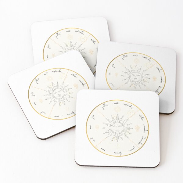 Item preview, Clock board Months & Seasons La Pendulière designed and sold by Jeanne-s-Snake.