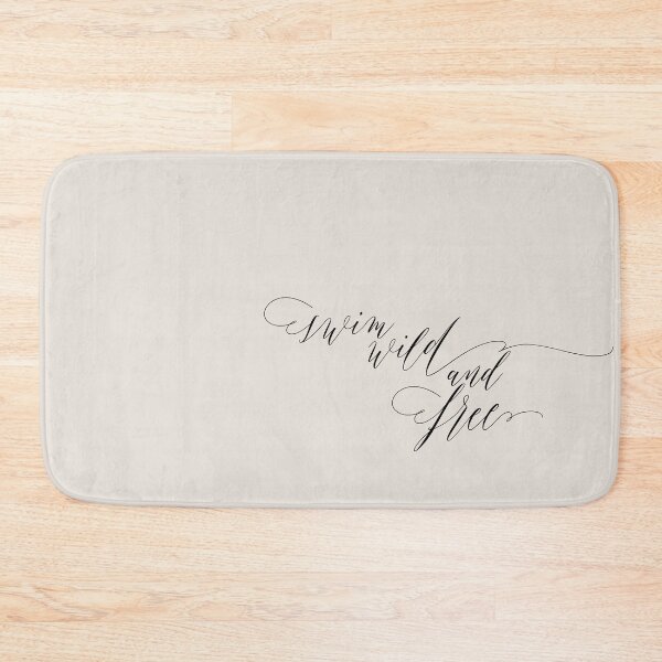 Item preview, Swim wild and free.  For wild ocean sea swimmers. designed and sold by gaindaze.