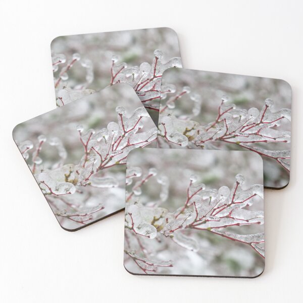 Item preview, Red Frozen Winter Branches designed and sold by Michael Worley.