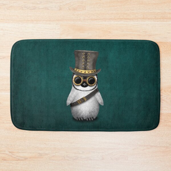 Item preview, Steampunk Baby Penguin Teal Blue designed and sold by JeffBartels.