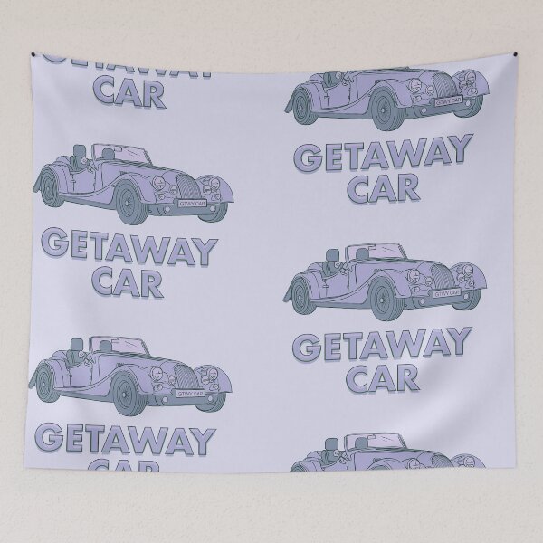 Item preview, Getaway car blue designed and sold by Emma Tams.