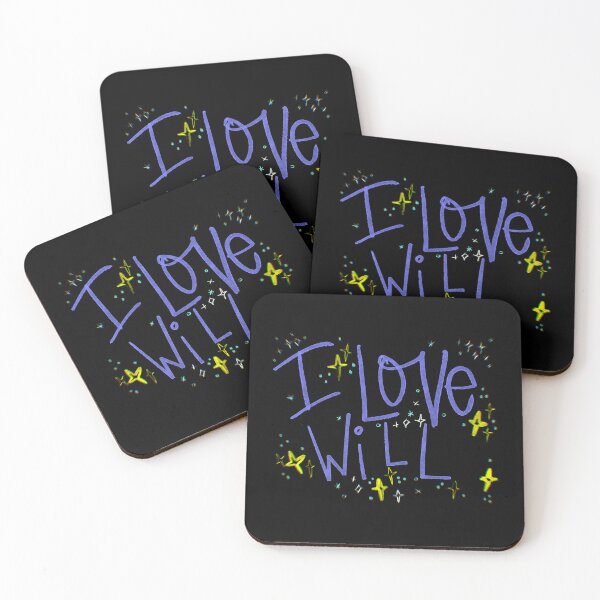 Item preview, I LOVE WILL CUSTOM NAME PURPLE  designed and sold by GIVENGRACE.ART.
