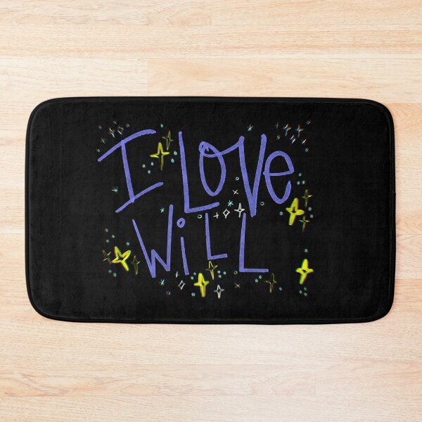 Item preview, I LOVE WILL CUSTOM NAME PURPLE  designed and sold by GIVENGRACE.ART.