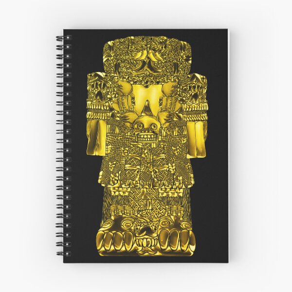 Item preview, Coatlicue Aztec Goddess - Gold Effect designed and sold by kernowerno.