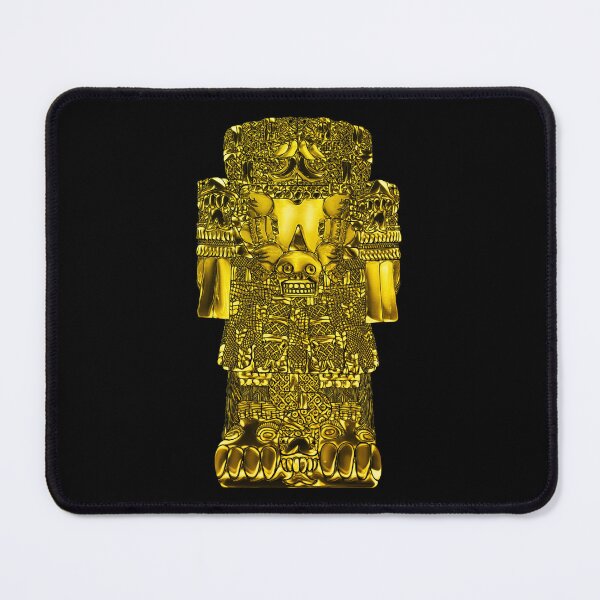 Item preview, Coatlicue Aztec Goddess - Gold Effect designed and sold by kernowerno.