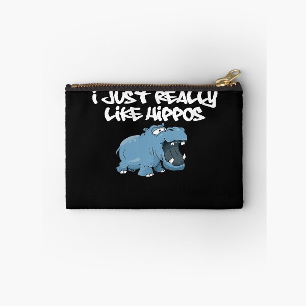 Item preview, I Really like Hippos, blue hippo - dark background designed and sold by shadowthor.