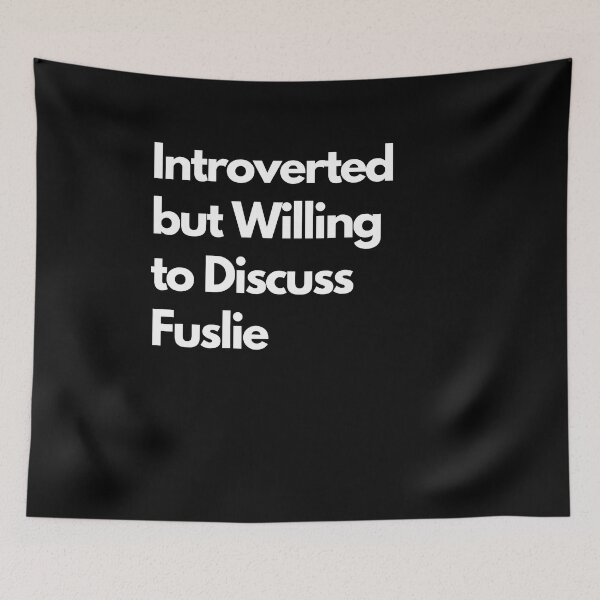 Item preview, Introverted but Willing to Discuss Fuslie designed and sold by LAST WEEK'S STOLEN AESTHETICS.