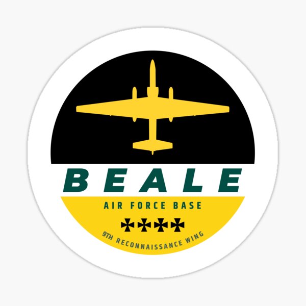 "Beale Air Force Base" Sticker for Sale by AvGeekStuff Redbubble